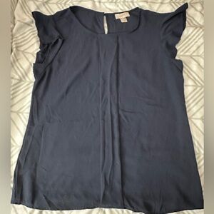 Dark blue blouse